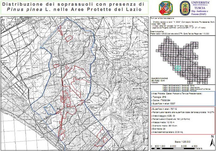 Caratterizzazione e delimitazione delle Regioni di Provenienza delle specie arboree presenti nei boschi del Lazio